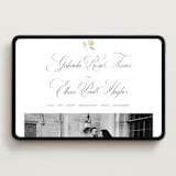 "Here With You" - Wedding Website in Classic Bride by Design Lotus - Desktop Design