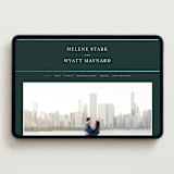"Style and grace" - Wedding Website in Forest by Stacey Meacham - Desktop Design