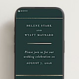"Style and grace" - Wedding Website in Forest by Stacey Meacham - Mobile Layout