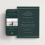 "Style and grace" - Wedding Website in Forest by Stacey Meacham - Match Your Stationery