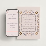 "Together in Bloom" - Wedding Website in Wisteria by Monika Konieczna - Match Your Stationery