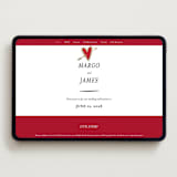 "Amore" - Wedding Website in Snow by Ani Somi - Desktop Design