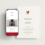 "Amore" - Wedding Website in Snow by Ani Somi - Match Your Stationery