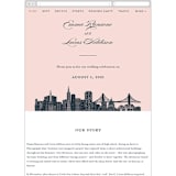 "Big City - San Francisco" - Wedding Website in Blush by Hooray Creative - Guest Management