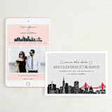 "Big City - San Francisco" - Wedding Website in Blush by Hooray Creative - Match Your Stationery