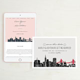 "Big City - San Francisco" - Wedding Website in Blush by Hooray Creative - Match Your Stationery