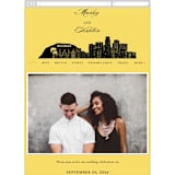 "Big City - Los Angeles" - Wedding Website in Lemondrop by Hooray Creative - Mobile Layout