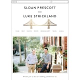 "Golden Gate Bridge" - Wedding Website in Gold by Hooray Creative - Guest Management