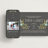 "Botanical Blooms" - Wedding Website in Mint by Kristie Kern - Match Your Stationery