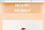 "Ombre" - Wedding Website in Mandarin by Dean Street - Desktop Design