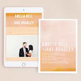 "Ombre" - Wedding Website in Mandarin by Dean Street - Match Your Stationery
