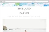 "Sea Glass" - Wedding Website in Ocean by Hudson meet Rose - Desktop Design