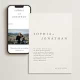 "The Minimalist" - Wedding Website in Air by lulu and isabelle - Match Your Stationery