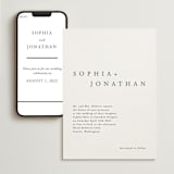 "The Minimalist" - Wedding Website in Air by lulu and isabelle - Match Your Stationery