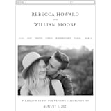 "We Do" - Wedding Website in Ink by lulu and isabelle - Mobile Layout