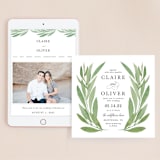 "Garden Square" - Wedding Website in Basil by Olivia Raufman - Match Your Stationery