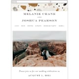 "Terrazzo Frame" - Wedding Website in Mustard by Amy Payne - Mobile Layout