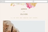 "desert chic" - Wedding Website in Blush by AK Graphics - Desktop Design