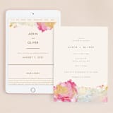 "desert chic" - Wedding Website in Blush by AK Graphics - Match Your Stationery