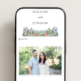 "Nature's Chapel" - Wedding Website in Forest by Paper Sun Studio - Mobile Layout