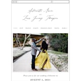 "Antoinette" - Wedding Website in Ivory by lulu and isabelle - Guest Management