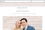 "Tara" - Wedding Website in Blush by Kampai Designs - Desktop Design