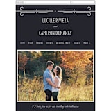 "Nouvelle Ere" - Wedding Website in Midnight by Bonjour Paper - Mobile Layout