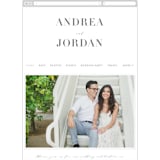 "Simplicity" - Wedding Website in Smoke by Amy Ngo - Guest Management