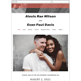 "Alexis" - Wedding Website in Coral by Calee A.H. Cecconi - Guest Management