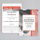 "Alexis" - Wedding Website in Coral by Calee A.H. Cecconi - Match Your Stationery
