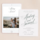 "Roman Shade" - Wedding Website in Evergreen by Carrie ONeal - Match Your Stationery