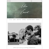"Meadow" - Wedding Website in Meadow by Eric Clegg - Mobile Layout