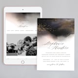 "Enchantment" - Wedding Website in Smoke by iamtanya - Match Your Stationery
