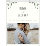 "Oliviers" - Wedding Website in Spring by Gwen Bedat - Mobile Layout
