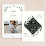 "Oliviers" - Wedding Website in Spring by Gwen Bedat - Match Your Stationery