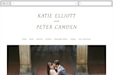 "New England" - Wedding Website in Fern by Megan Davis - Desktop Design