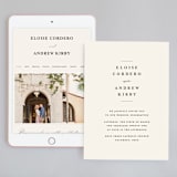 "a grand day" - Wedding Website in Vanilla by Lea Delaveris - Match Your Stationery