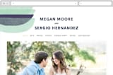 "tissue union" - Wedding Website in Cucumber by Carrie Moradi - Desktop Design