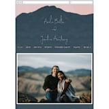 "ridge" - Wedding Website in Dusk by Krissy Bengtson - Mobile Layout