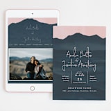 "ridge" - Wedding Website in Dusk by Krissy Bengtson - Match Your Stationery