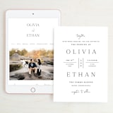 "In Love" - Wedding Website in Ink by Carolyn MacLaren - Match Your Stationery