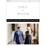 "Moderna" - Wedding Website in Cloud by Stacey Meacham - Guest Management