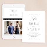 "Moderna" - Wedding Website in Cloud by Stacey Meacham - Match Your Stationery