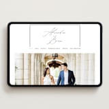 "Love Story" - Wedding Website in Alabaster by Liz Conley - Desktop Design