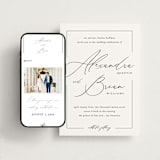 "Love Story" - Wedding Website in Alabaster by Liz Conley - Match Your Stationery