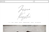"requiem" - Wedding Website in Zen by silverscreen studio - Desktop Design