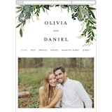 "Side Swept" - Wedding Website in Navy by Susan Moyal - Guest Management