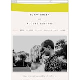"Color Block" - Wedding Website in Blush by Morgan Kendall - Mobile Layout