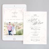 "Flora" - Wedding Website in Blush by Nicoletta Savod - Match Your Stationery