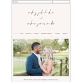 "mod" - Wedding Website in Creme by Nicoletta Savod - Guest Management